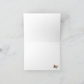 Sweet Red Kardinal Rustic Watercolor (Innenseite)