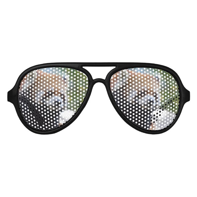Sweet Red Panda Bear Sonnenbrille (Vorderseite)