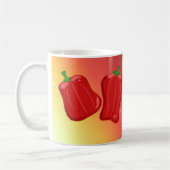 Sweet Red Paprikaschoten Kaffeetasse (Links)