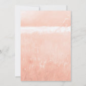 Sweet Red Poppy Wedding Einladung (Rückseite)