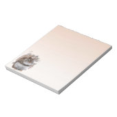 Sweet Red Squirrel Notizblock (Rotiert)