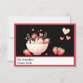 Sweet Red Strawberge Ice Cappella Santa Maria degl Karte (Vorderseite)