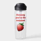 Sweet Red Strawberry Trinkflasche (Rückseite)