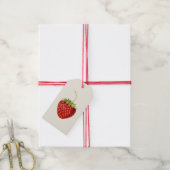 Sweet Red Strawberry (von Louis C.C. Krieger) Geschenkanhänger (Mit Garn)