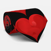 Sweet Red Valentine Liebe Herz Krawatte (Gerollt)