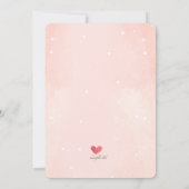 Sweet Remembrance Einladung (Rückseite)