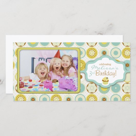 Sweet Retro Foto Card (Vorne/Hinten)