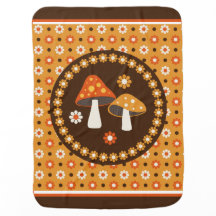 Sweet Retro Pilze und Blume