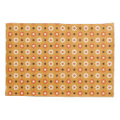 Sweet Retro Pilze und Blume Kissenbezug (Rückseite-Links)