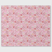 Sweet Retro Valentine Geschenkpapier (Flach)