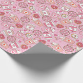 Sweet Retro Valentine Geschenkpapier (Ecke)