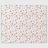 Sweet Retro Valentine's Wrapping Paper Geschenkpapier (Flach)