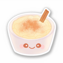 Sweet Rice pudding Arroz Con Leche Mexicano Aufkleber
