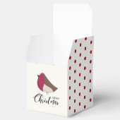 Sweet Robin und Red Bow Geschenkschachtel (Geöffnet)