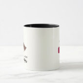 Sweet Robin und Red Bow Tasse (Zentrum)