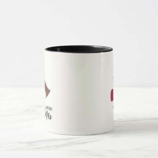 Sweet Robin und Red Bow Tasse (Zentrum)