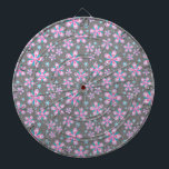 Sweet Romantic Abstrakt Pink Blume Muster Dartscheibe<br><div class="desc">Sweet Romantic Abstrakt Pink Blume Muster</div>