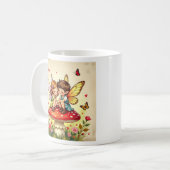 Sweet Romantic Fairies and Love Poem Kaffeetasse (Vorderseite Links)