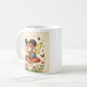Sweet Romantic Fairies and Love Poem Kaffeetasse (Vorderseite Links)