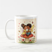 Sweet Romantic Fairies and Love Poem Kaffeetasse (Links)