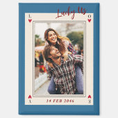 Sweet Romantic Niedlich Retro Valentine's Geschenk Magnet (Vorderseite)