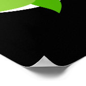 Sweet Romantic Owls Poster (Ecke)