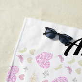 Sweet romantic valentine heart strandtuch (Beispiel)