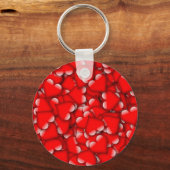 Sweet Romantic Valentine Liebe Herz Rot Schlüsselanhänger (Vorderseite)