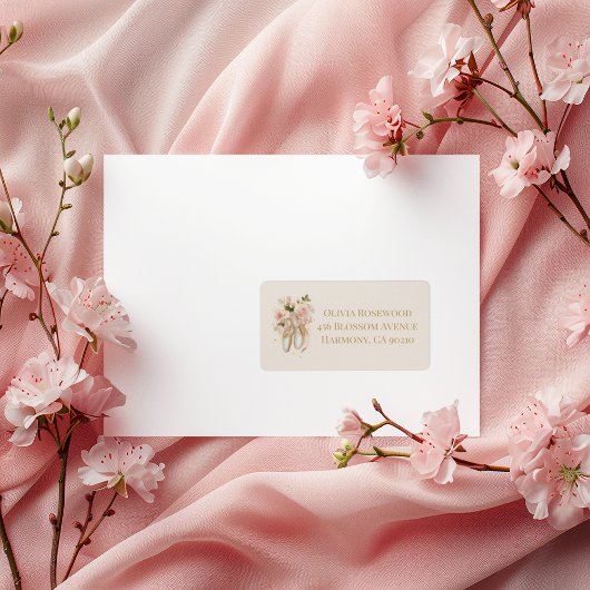 Sweet Rosé Ballet Soirée, Brauch Adressaufkleber
