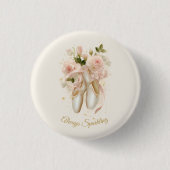 Sweet Rosé Ballet Soirée, Brauch Button (Vorderseite)