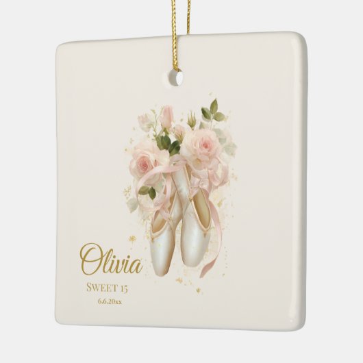 Sweet Rosé Ballet Soirée, Brauch Keramikornament (Links)