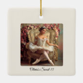 Sweet Rosé Ballet Soirée, Brauch Keramikornament (Rückseite)
