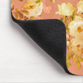 Sweet Rose im Hintergrund von Orange Mousepad (Ecke)