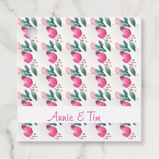 Sweet Rose Knospe Art Geschenkanhänger (Vorderseite)