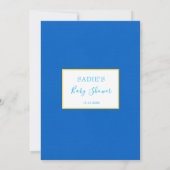 Sweet Rubber Ducky Bubbles würden sie eher spielen Einladung (Rückseite)