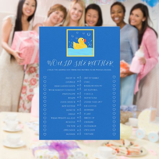 Sweet Rubber Ducky Bubbles würden sie eher spielen Einladung