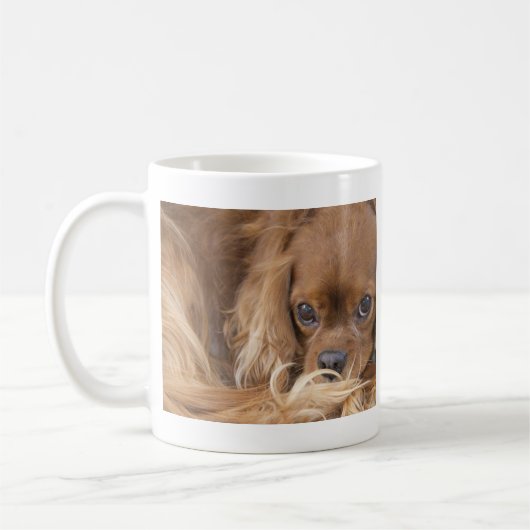 Sweet Ruby Cavalier King Charles Spaniel Kaffeetasse (Links)