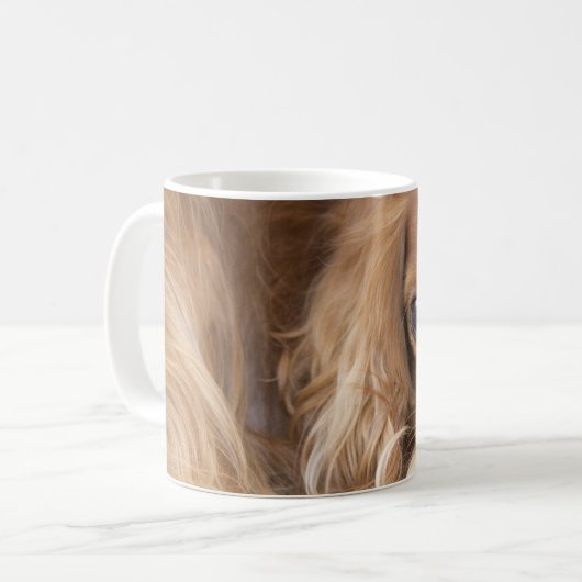 Sweet Ruby Cavalier King Charles Spaniel Kaffeetasse (Vorderseite Links)