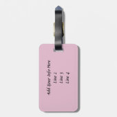 Sweet Ruby Cavapoo Welpe Hund Gepäckanhänger (Rückseite vertikal)