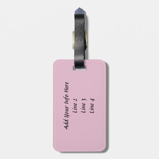 Sweet Ruby Cavapoo Welpe Hund Gepäckanhänger (Rückseite vertikal)