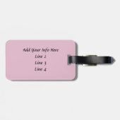 Sweet Ruby Cavapoo Welpe Hund Gepäckanhänger (Rückseite horizontal)