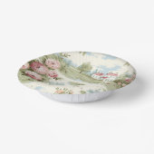 Sweet Rustic Country Zuhause Floral Landschaft Pappteller (Gewinkelt)