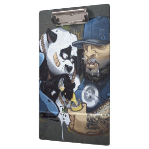 Sweet Sad Panda fand einen Buddy Klemmbrett