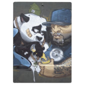 Sweet Sad Panda fand einen Buddy Klemmbrett (Rückseite)