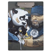 Sweet Sad Panda fand einen Buddy Klemmbrett (Vorderseite)