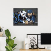 Sweet Sad Panda fand einen Buddy Poster (Heimbüro)