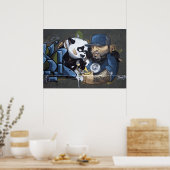 Sweet Sad Panda fand einen Buddy Poster (Küche)