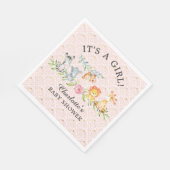 Sweet Safari Animals Baby Duschpapier Napkins Serviette (Ecke)