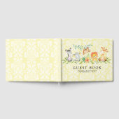Sweet Safari Animals Baby Showbook Gästebuch (Voll)