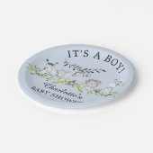 Sweet Safari Animals Baby Shower 7" Plättchen Pappteller (Schrägansicht)